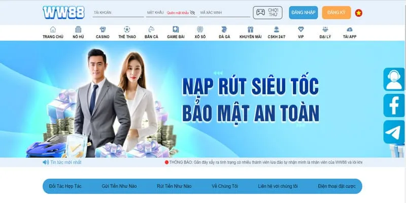 Các bước nạp tiền WW88 chi tiết nhất